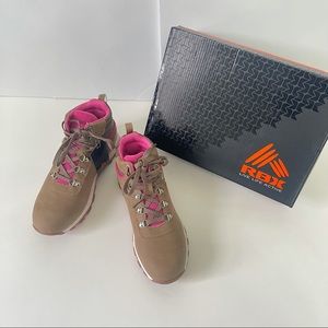 New In Box RBX Athletic Hiker Sneaker In Taupe & Rose Size 9